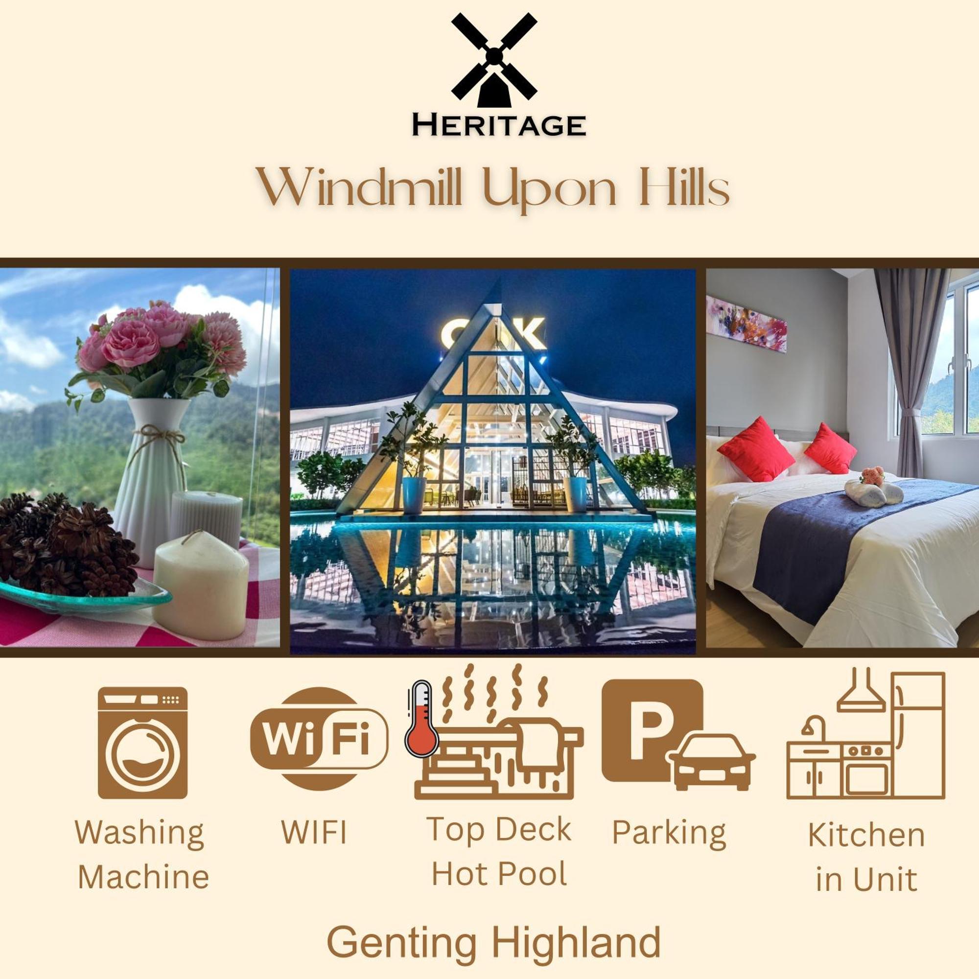 Windmill Upon Hills Luxurious Sky Villa 360 Sky Pool Heated Pool Mountainous Genting View Genting Highland By Heritage Гентинг Хайлендс Екстериор снимка